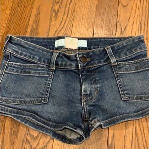Abercrombie and Fitch kids jean shorts